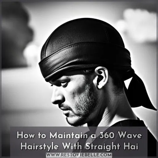 How to Maintain a 360 Wave Hairstyle With Straight Hai