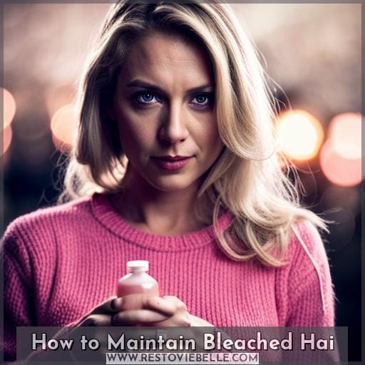 How to Maintain Bleached Hai