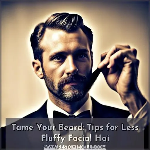 how to make beard less fluffy