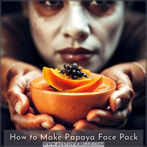 How to Make Papaya Face Pack