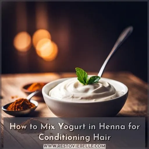 How to Mix Yogurt in Henna for Conditioning Hair