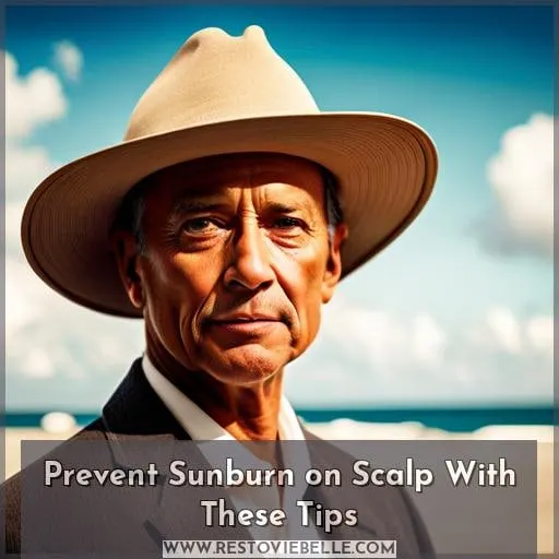 how to prevent sunburn on the scalp