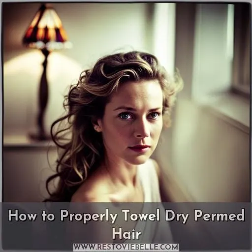 How to Properly Towel Dry Permed Hair