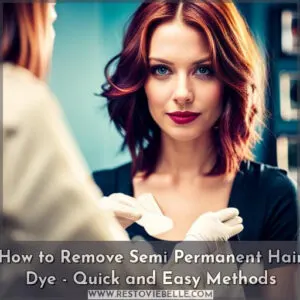 how to remove semi permanent hair dye
