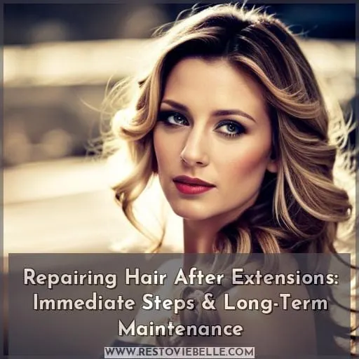 how to repair hair after extensions