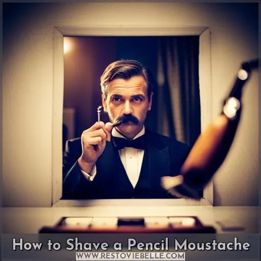 How to Shave a Pencil Moustache