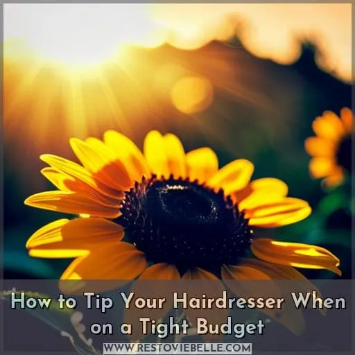 How to Tip Your Hairdresser When on a Tight Budget