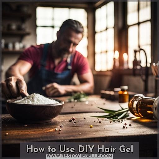 How to Use DIY Hair Gel