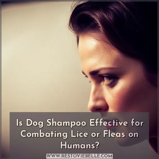 Is Dog Shampoo Effective for Combating Lice or Fleas on Humans