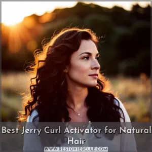 jerry curl activator on natural hair