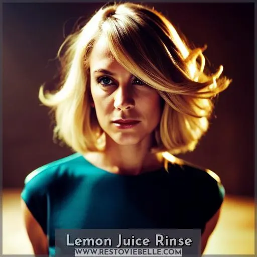 Lemon Juice Rinse