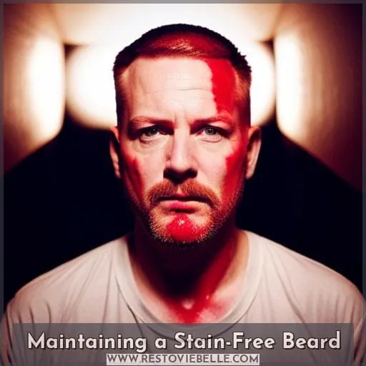 Maintaining a Stain-Free Beard