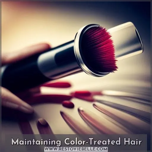 Maintaining Color-Treated Hair