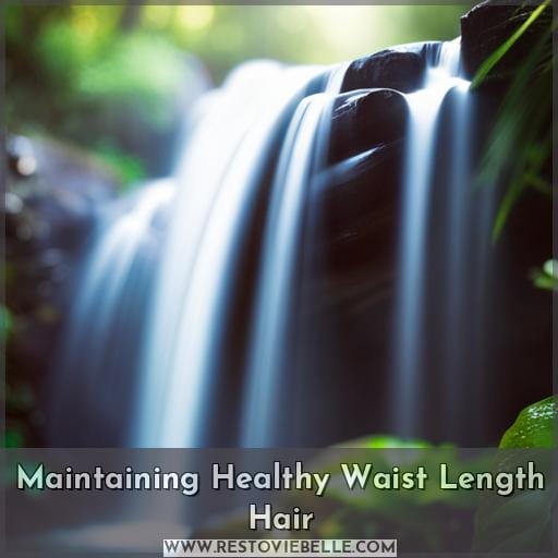 Maintaining Healthy Waist Length Hair
