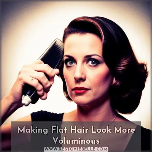 Making Flat Hair Look More Voluminous
