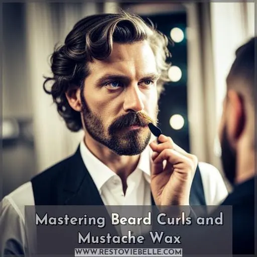 Mastering Beard Curls and Mustache Wax