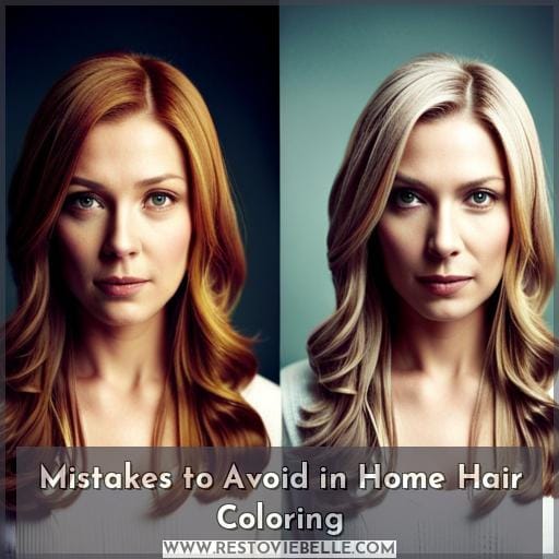Mistakes to Avoid in Home Hair Coloring