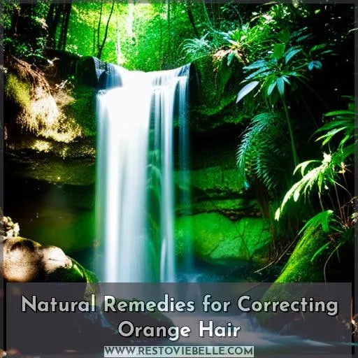 Natural Remedies for Correcting Orange Hair
