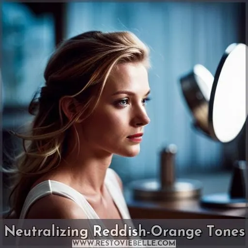 Neutralizing Reddish-Orange Tones
