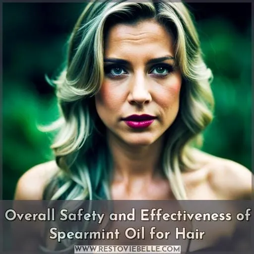 Overall Safety and Effectiveness of Spearmint Oil for Hair