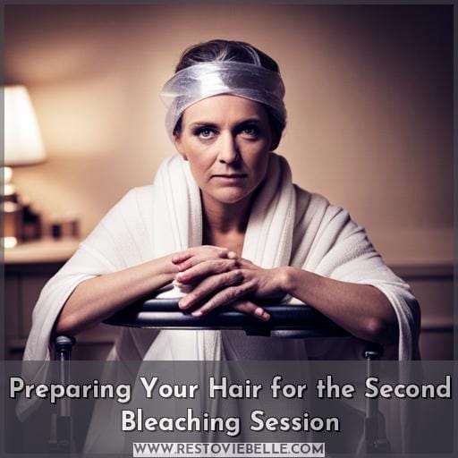Preparing Your Hair for the Second Bleaching Session