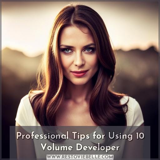 Professional Tips for Using 10 Volume Developer