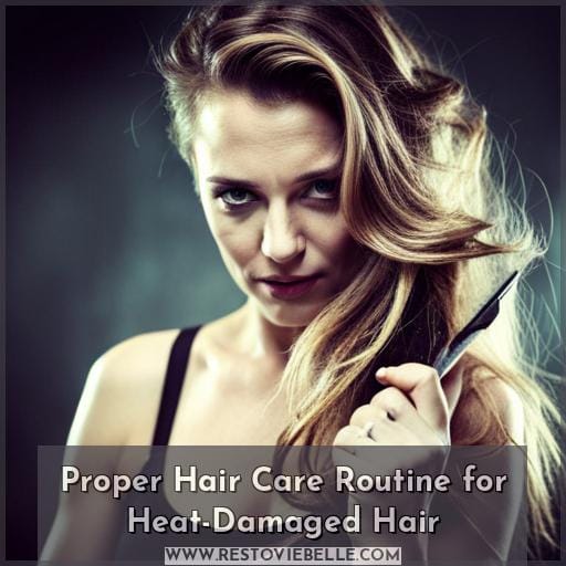 Proper Hair Care Routine for Heat-Damaged Hair Proper Hair Care Routine for Heat-Damaged Hair