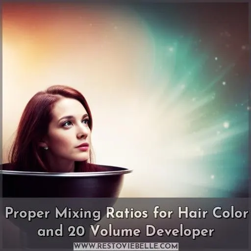 Proper Mixing Ratios for Hair Color and 20 Volume Developer