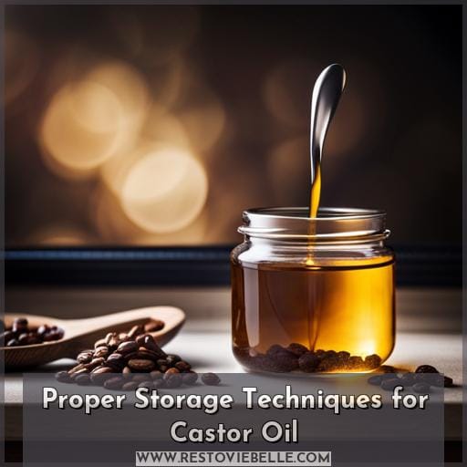 Proper Storage Techniques for Castor Oil