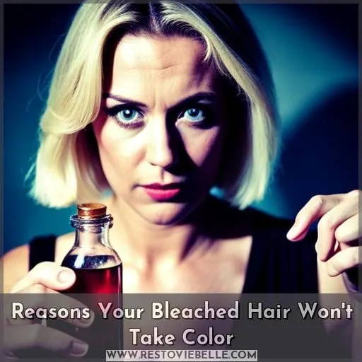 Reasons Your Bleached Hair Won