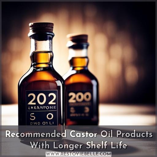 Recommended Castor Oil Products With Longer Shelf Life