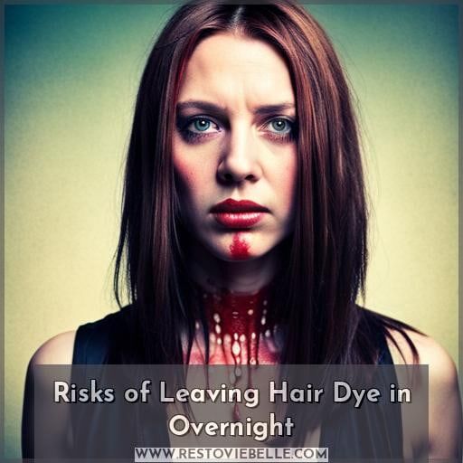 Risks of Leaving Hair Dye in Overnight Risks of Leaving Hair Dye in Overnight