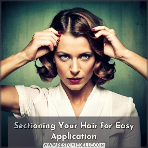 Sectioning Your Hair for Easy Application