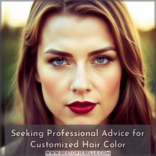 Seeking Professional Advice for Customized Hair Color