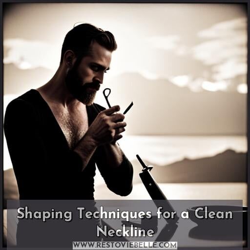 Shaping Techniques for a Clean Neckline Shaping Techniques for a Clean Neckline