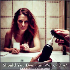 should i dye hair wet or dry