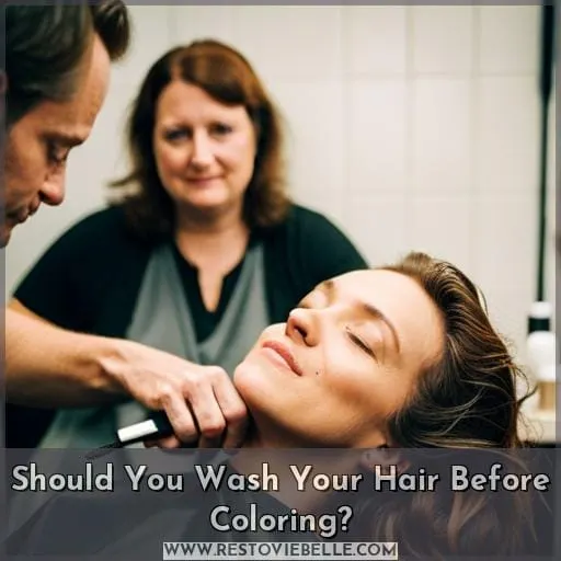 Should You Wash Your Hair Before Coloring