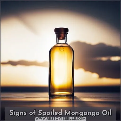 Signs of Spoiled Mongongo Oil