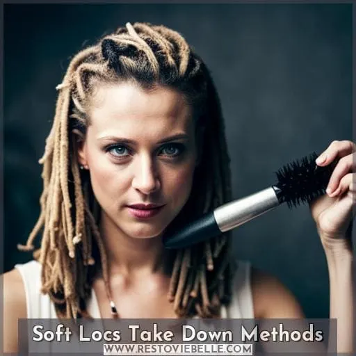 Soft Locs Take Down Methods