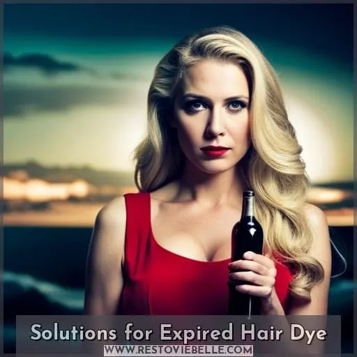 Solutions for Expired Hair Dye