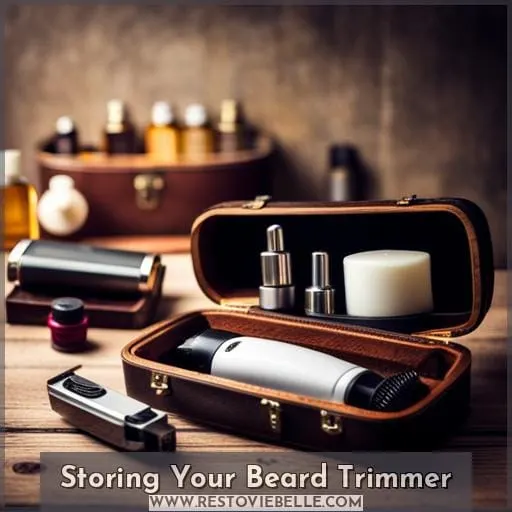 Storing Your Beard Trimmer