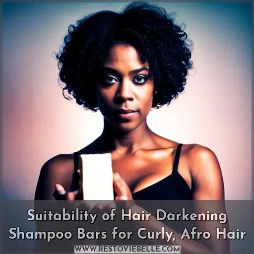 Suitability of Hair Darkening Shampoo Bars for Curly, Afro Hair