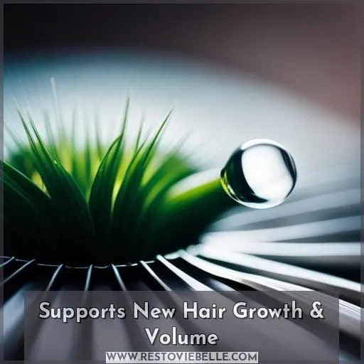 Supports New Hair Growth & Volume