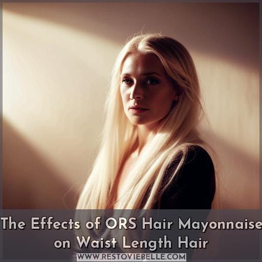 The Effects of ORS Hair Mayonnaise on Waist Length Hair