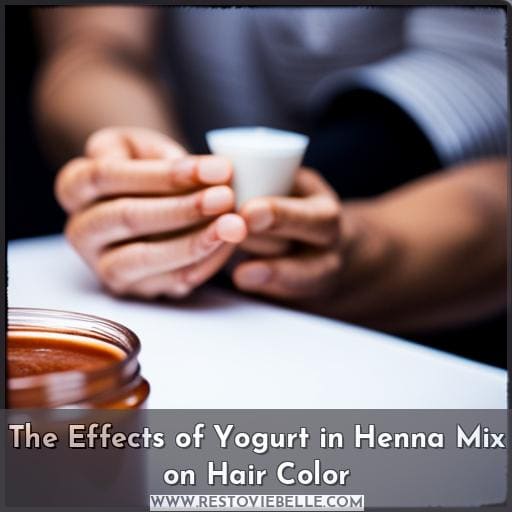 The Effects of Yogurt in Henna Mix on Hair Color The Effects of Yogurt in Henna Mix on Hair Color