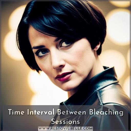 Time Interval Between Bleaching Sessions