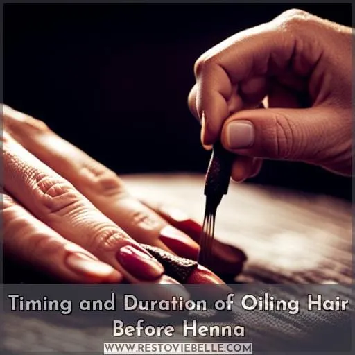 Timing and Duration of Oiling Hair Before Henna