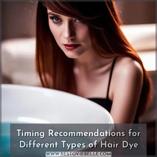 Timing Recommendations for Different Types of Hair Dye