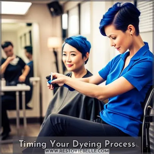 Timing Your Dyeing Process