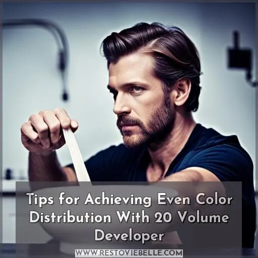 Tips for Achieving Even Color Distribution With 20 Volume Developer